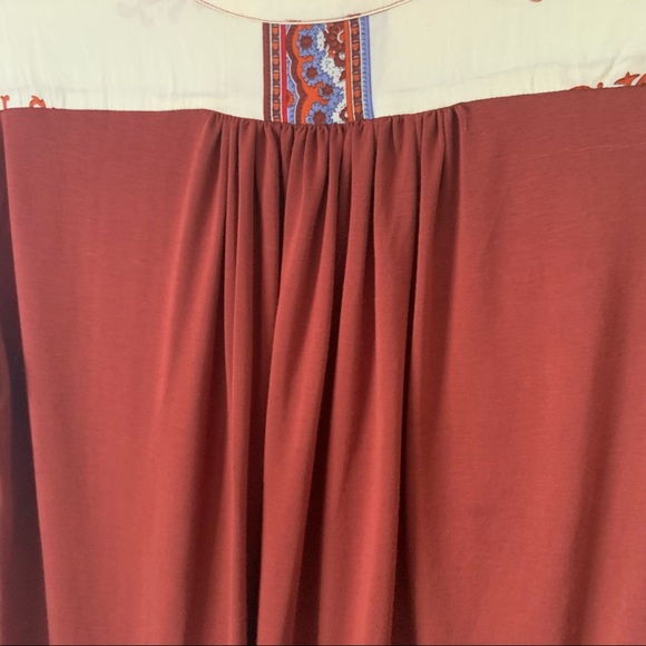 Anthro Tiny | Red Paisley Long Sleeve Blouse - Picture 8 of 9